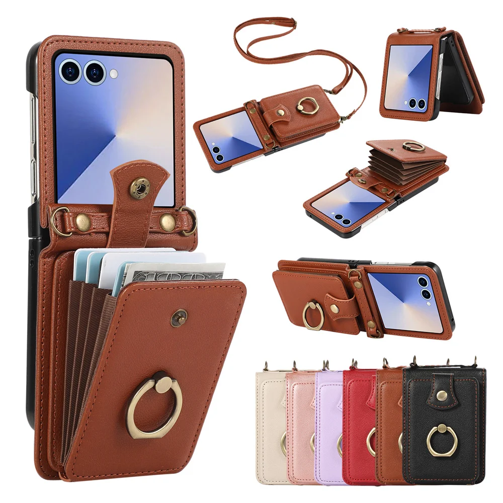 Phone Accessories Hippers - Leather Wallet Phone Case for Samsung