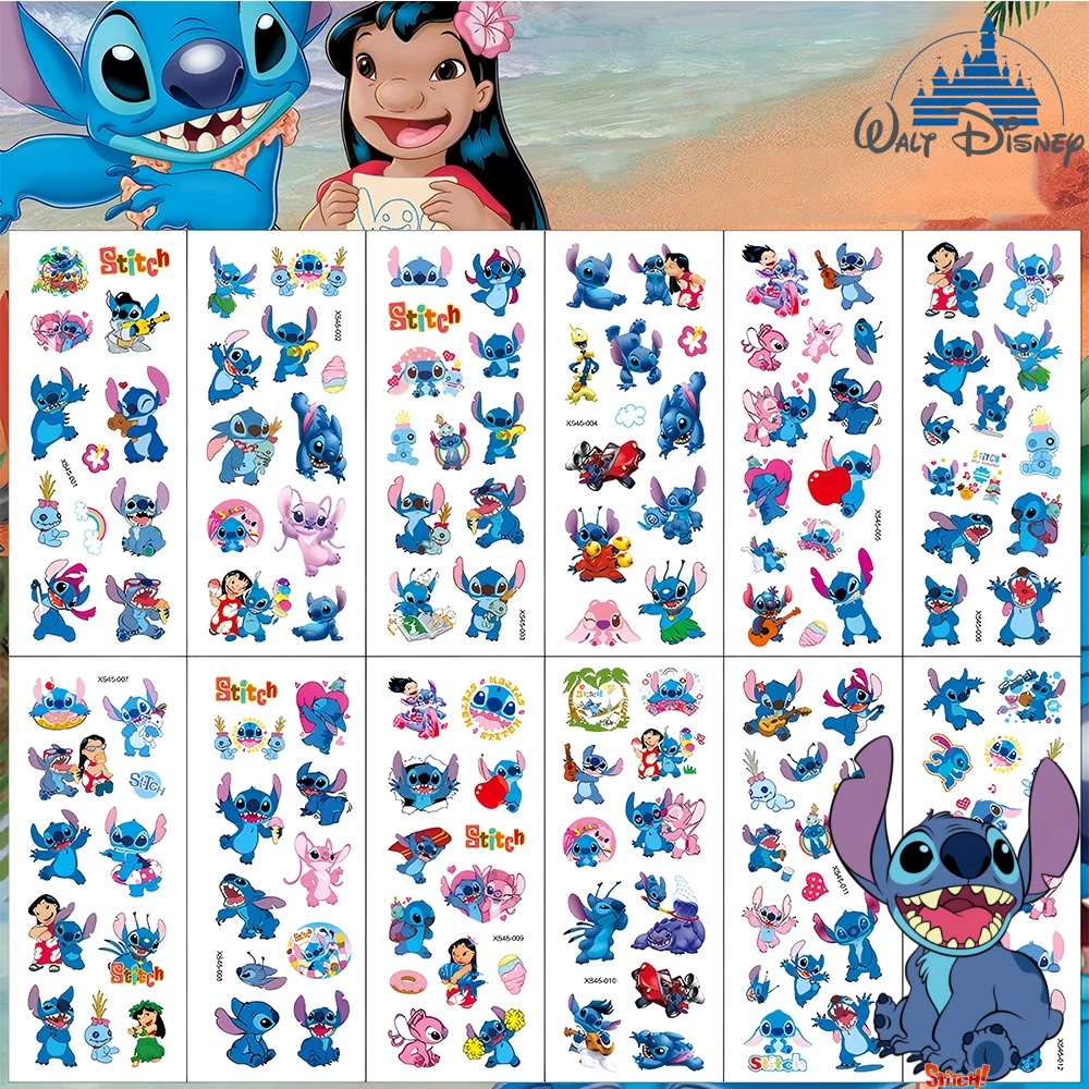 Phone Accessories Items - 48Sheets Cute Disney Lilo Stitch Stickers