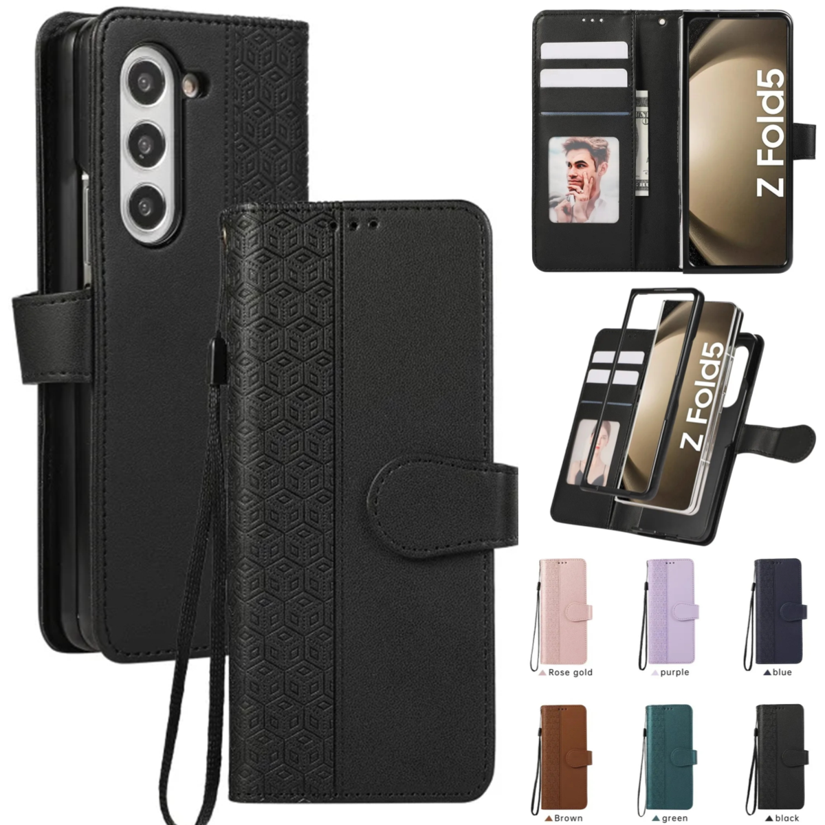 Phone Accessories Hippers - Leather Flip Phone Case for Samsung