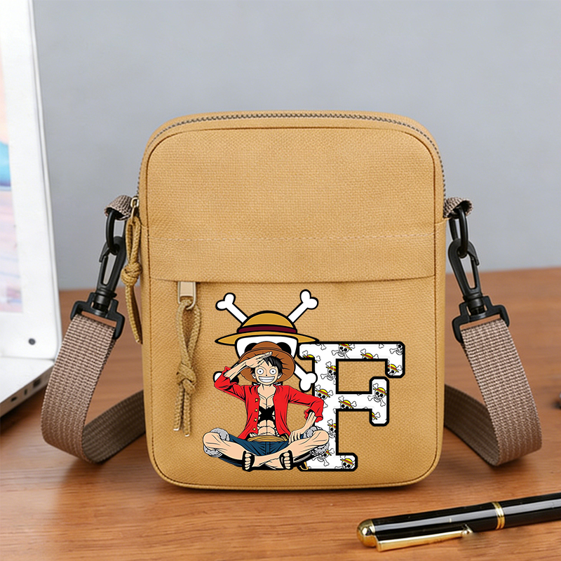 Phone Accessories For Boys - Anime One Piece Shoulder Bag for