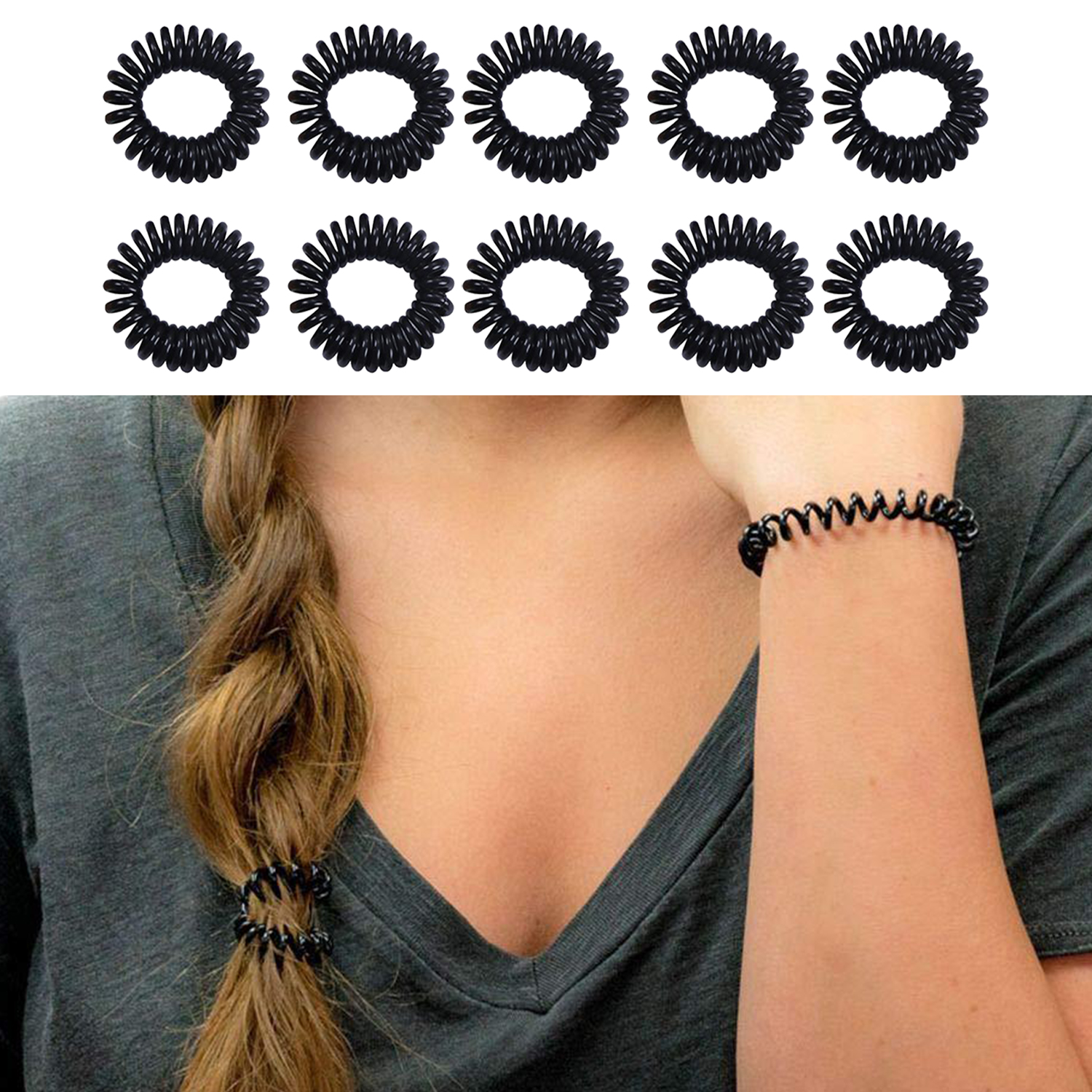 Phone Accessories China - Transparent Hair Ties For Women Telephone