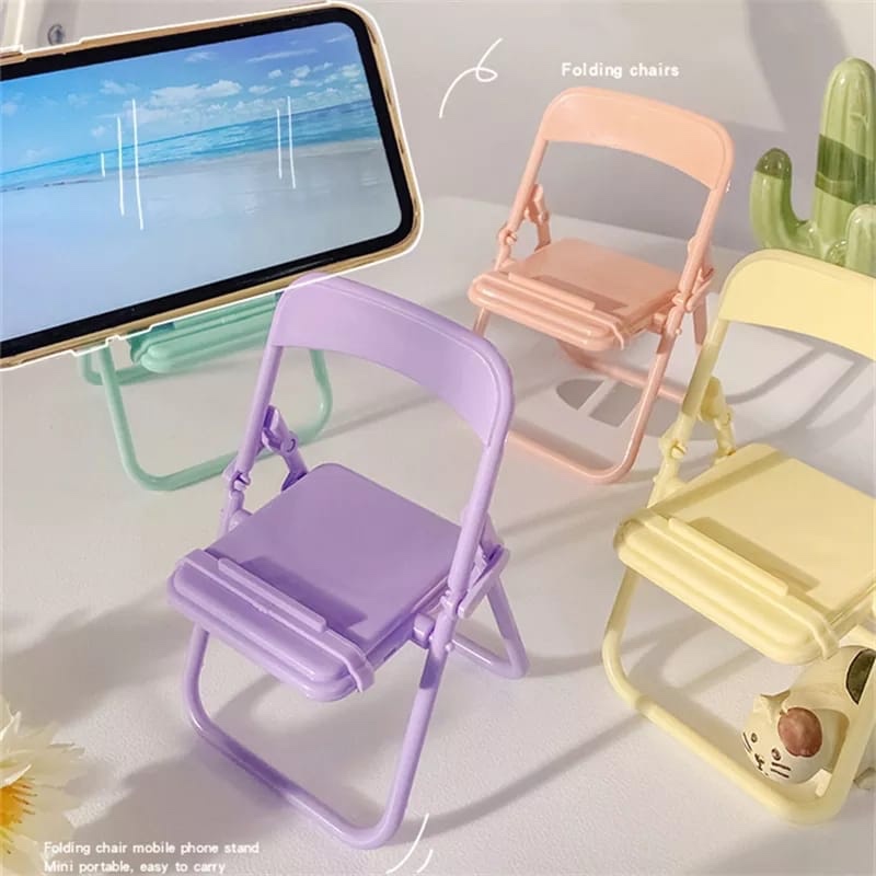 Phone Accessories Items - Cute Chair Phone Holder Stand Creative