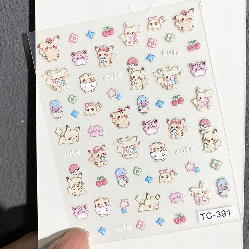 Pokémon Nail Stickers cute car - Phone Accessories China บทวิจารณ์และราคา