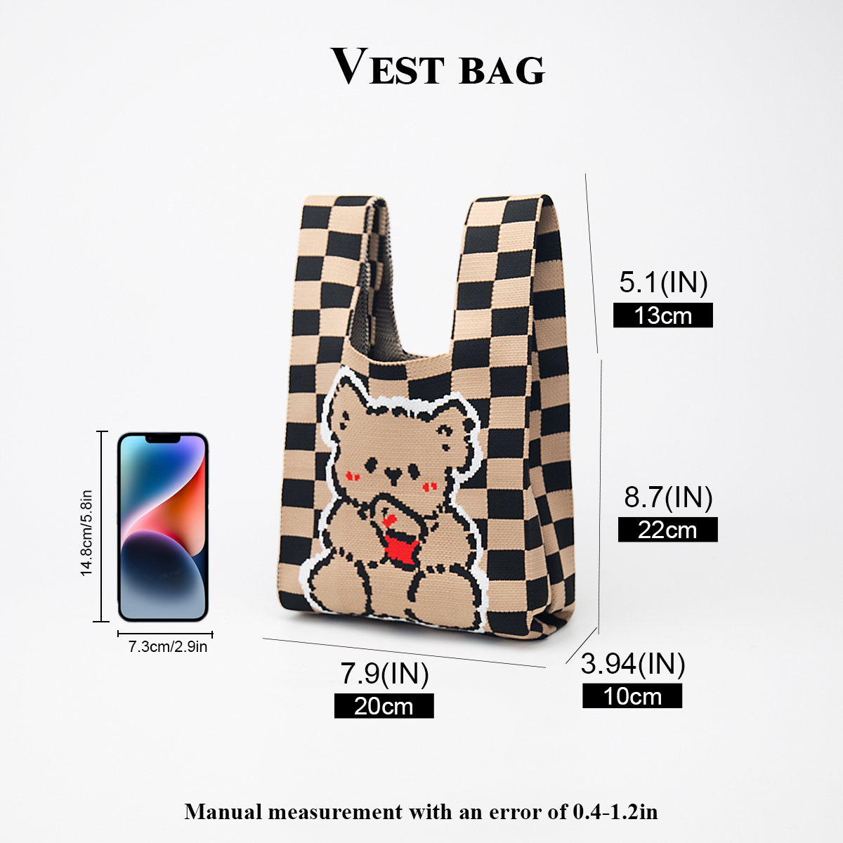Cute Knitted Handbag for Girls - Phone Accessories China บทวิจารณ์และราคา