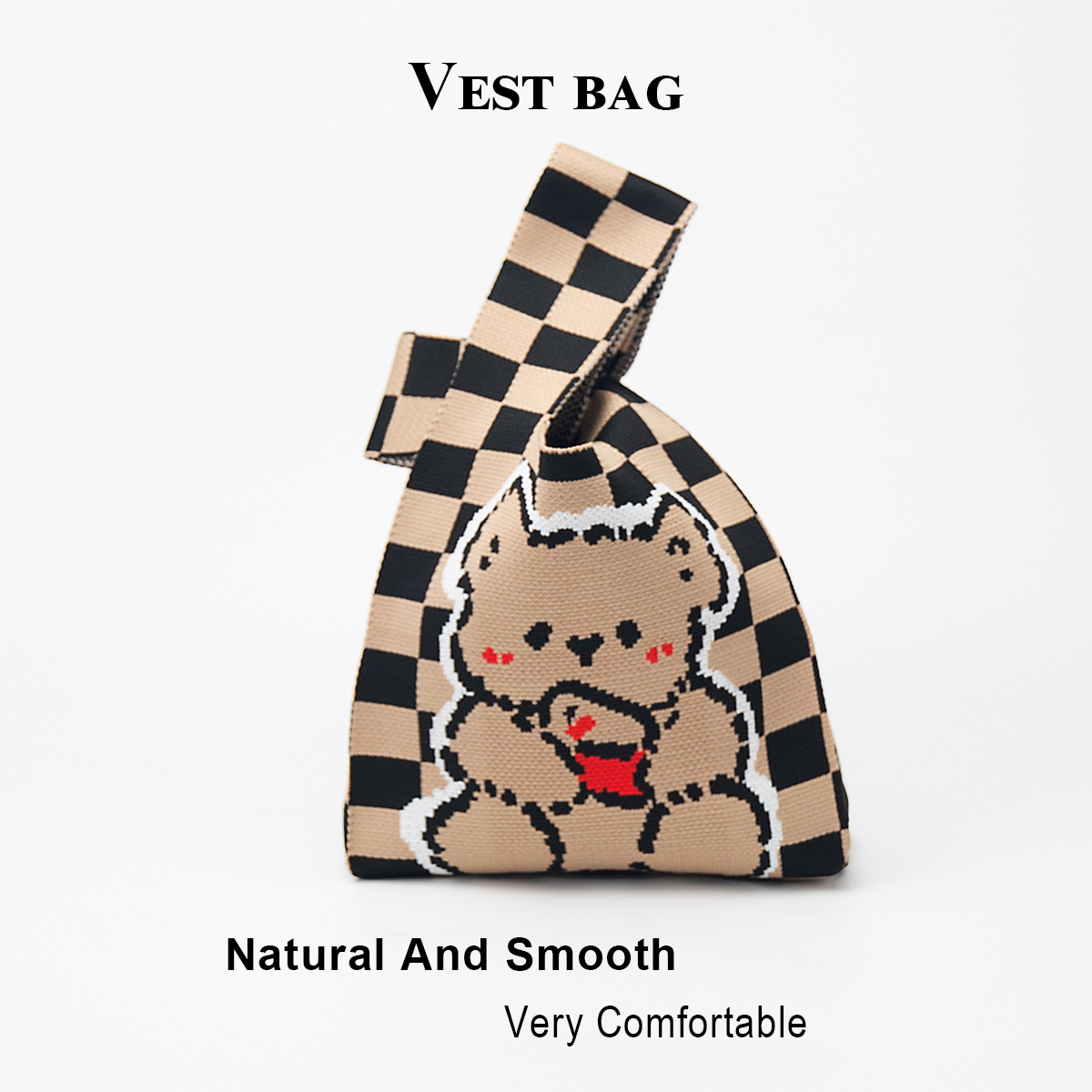 Cute Knitted Handbag for Girls - Phone Accessories China บทวิจารณ์และราคา