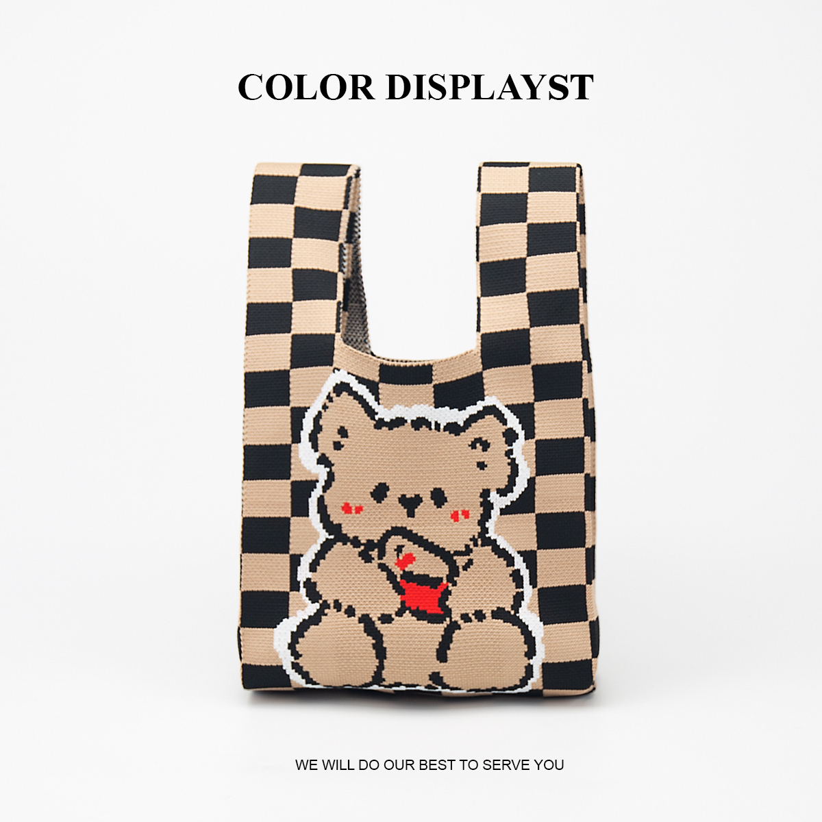 Cute Knitted Handbag for Girls - Phone Accessories China บทวิจารณ์และราคา