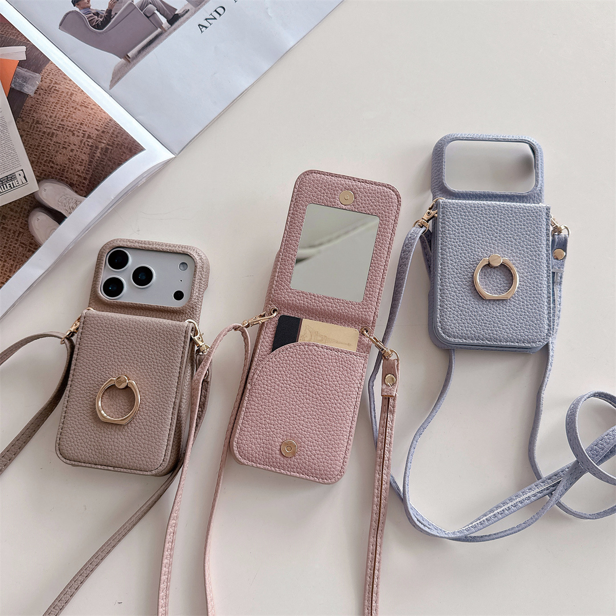 Crossbody Lanyard with Ring Ca - Phone Accessories Hippers บทวิจารณ์และราคา