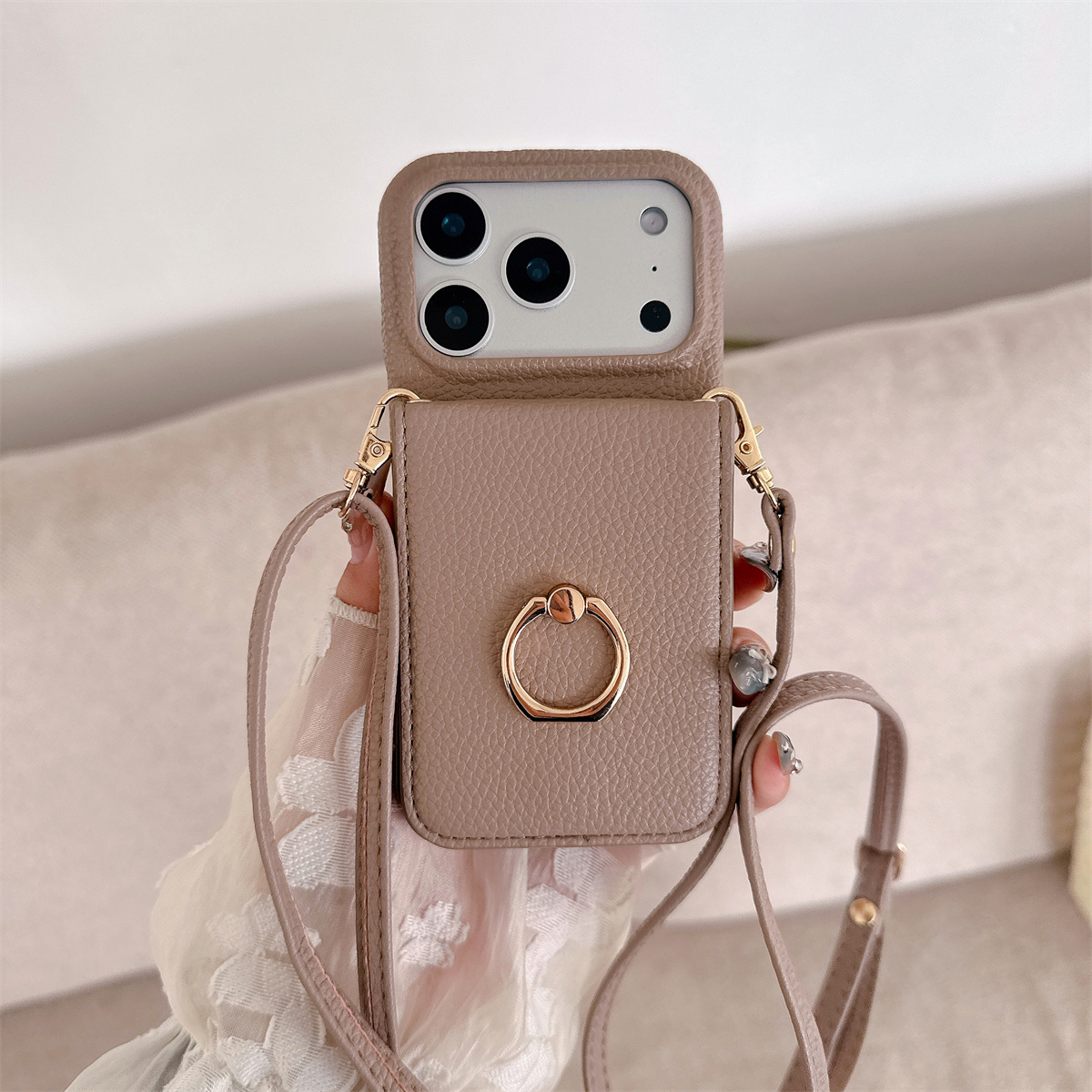 Crossbody Lanyard with Ring Ca - Phone Accessories Hippers บทวิจารณ์และราคา