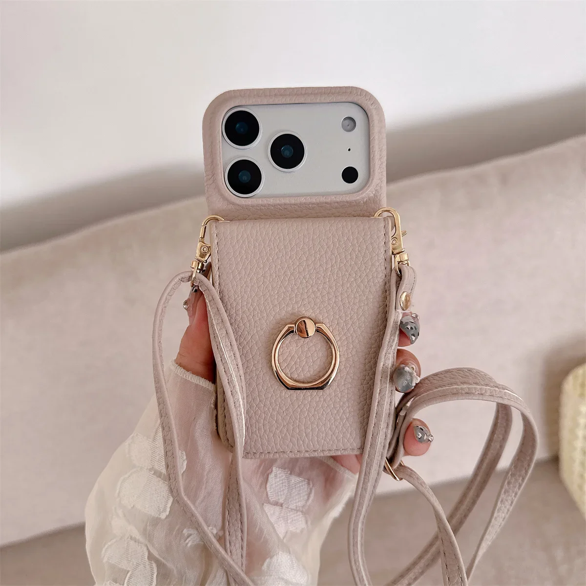 Crossbody Lanyard with Ring Ca - Phone Accessories Hippers บทวิจารณ์และราคา