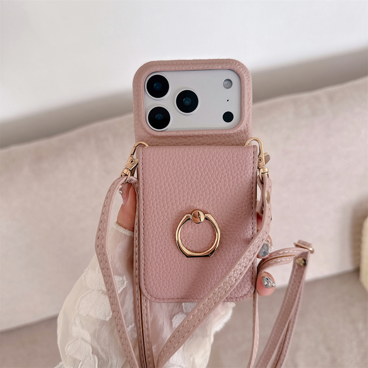 Crossbody Lanyard with Ring Ca - Phone Accessories Hippers บทวิจารณ์และราคา