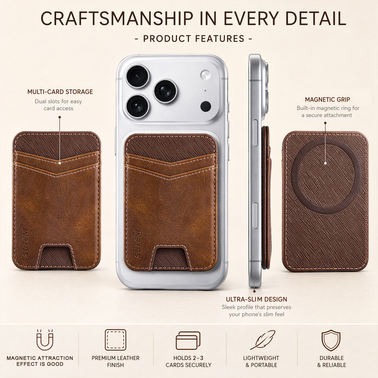 SUTENI Mobile Phone Magnet Poc - Phone Accessories Hippers บทวิจารณ์และราคา
