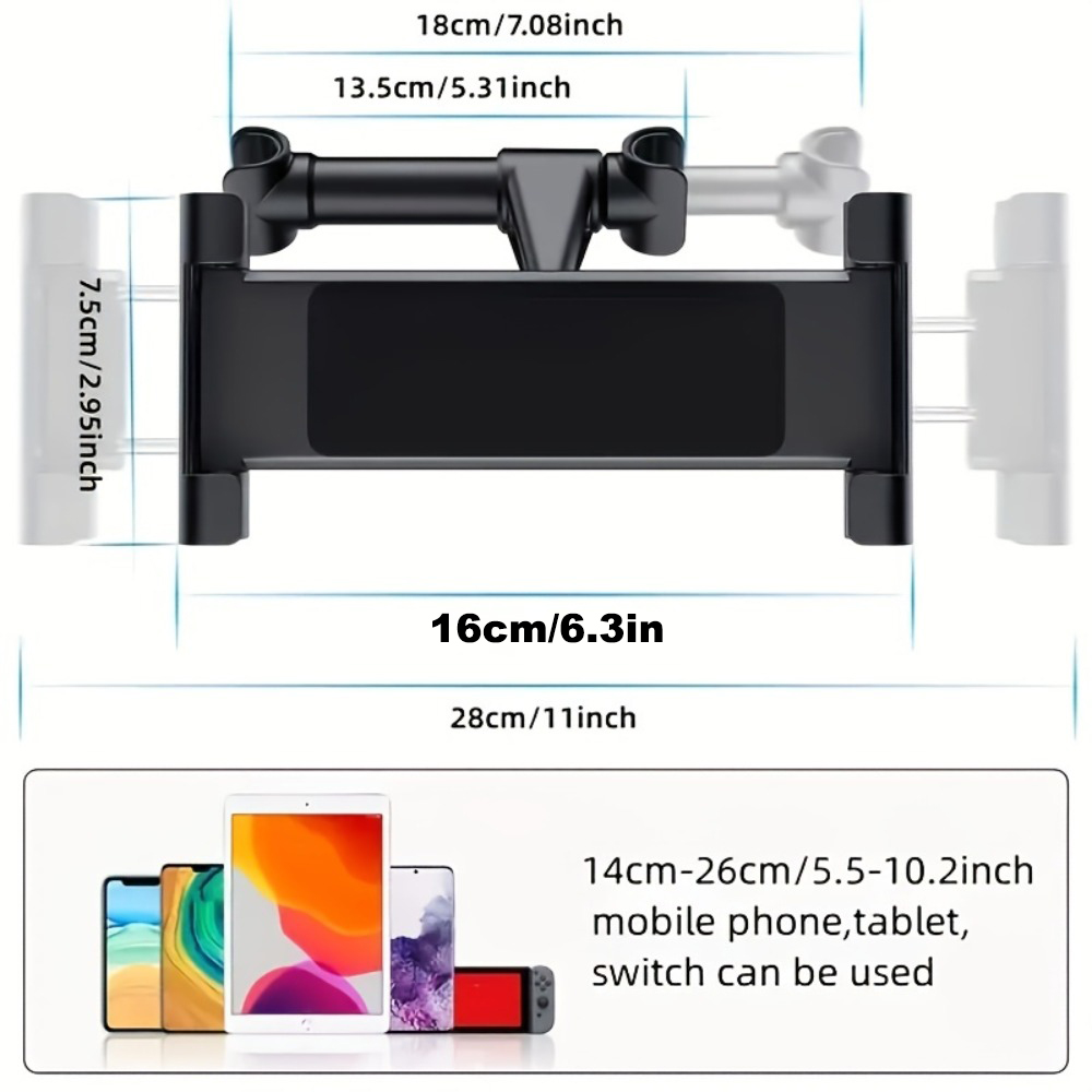 Car Back Seat Headrest Tablet  - Phone Accessories For Boys บทวิจารณ์และราคา