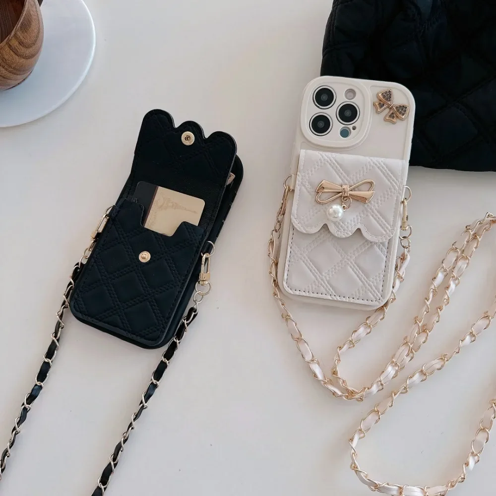 3D Bowknot Crossbody Card Hold - Phone Accessories Hippers บทวิจารณ์และราคา