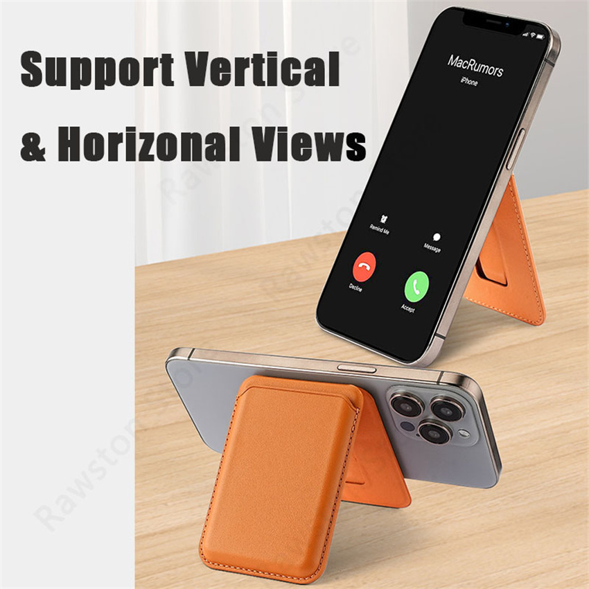 Kickstand Magnetic Leather Wal - Phone Accessories Hippers บทวิจารณ์และราคา