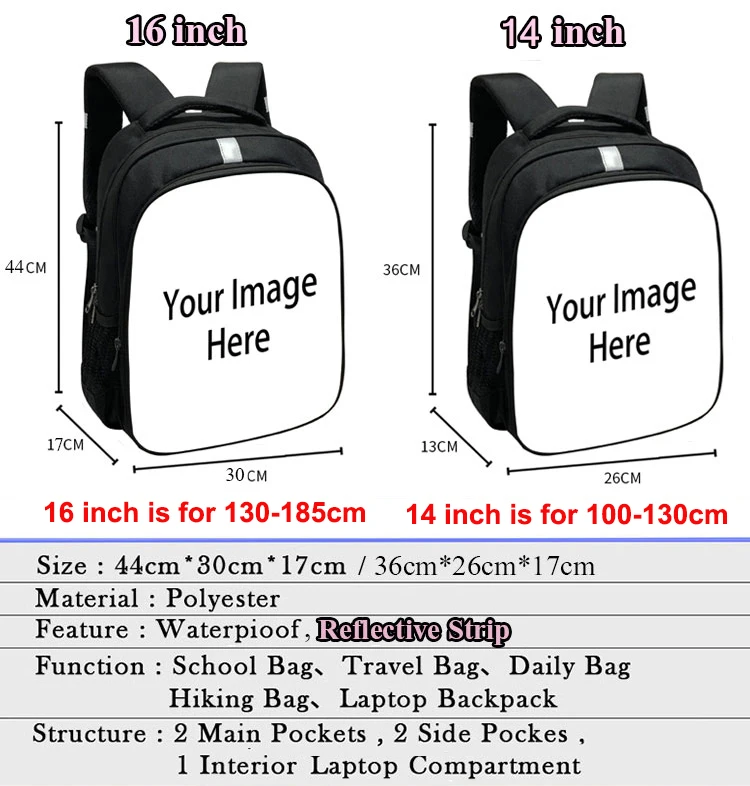 3pcs/Set Custom Backpacks Teen - Phone Accessories Wholesale In China บทวิจารณ์และราคา