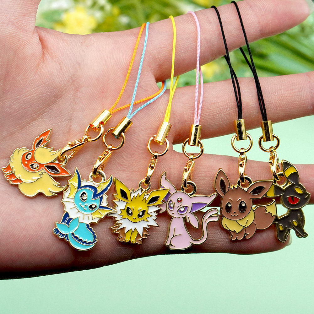 6Pcs Hot Anime Pokemon Eevee P - Phone Accessories China บทวิจารณ์และราคา