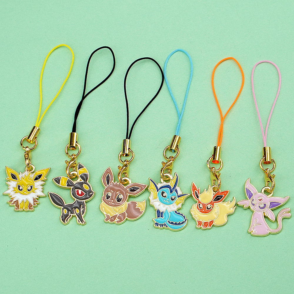 6Pcs Hot Anime Pokemon Eevee P - Phone Accessories China บทวิจารณ์และราคา