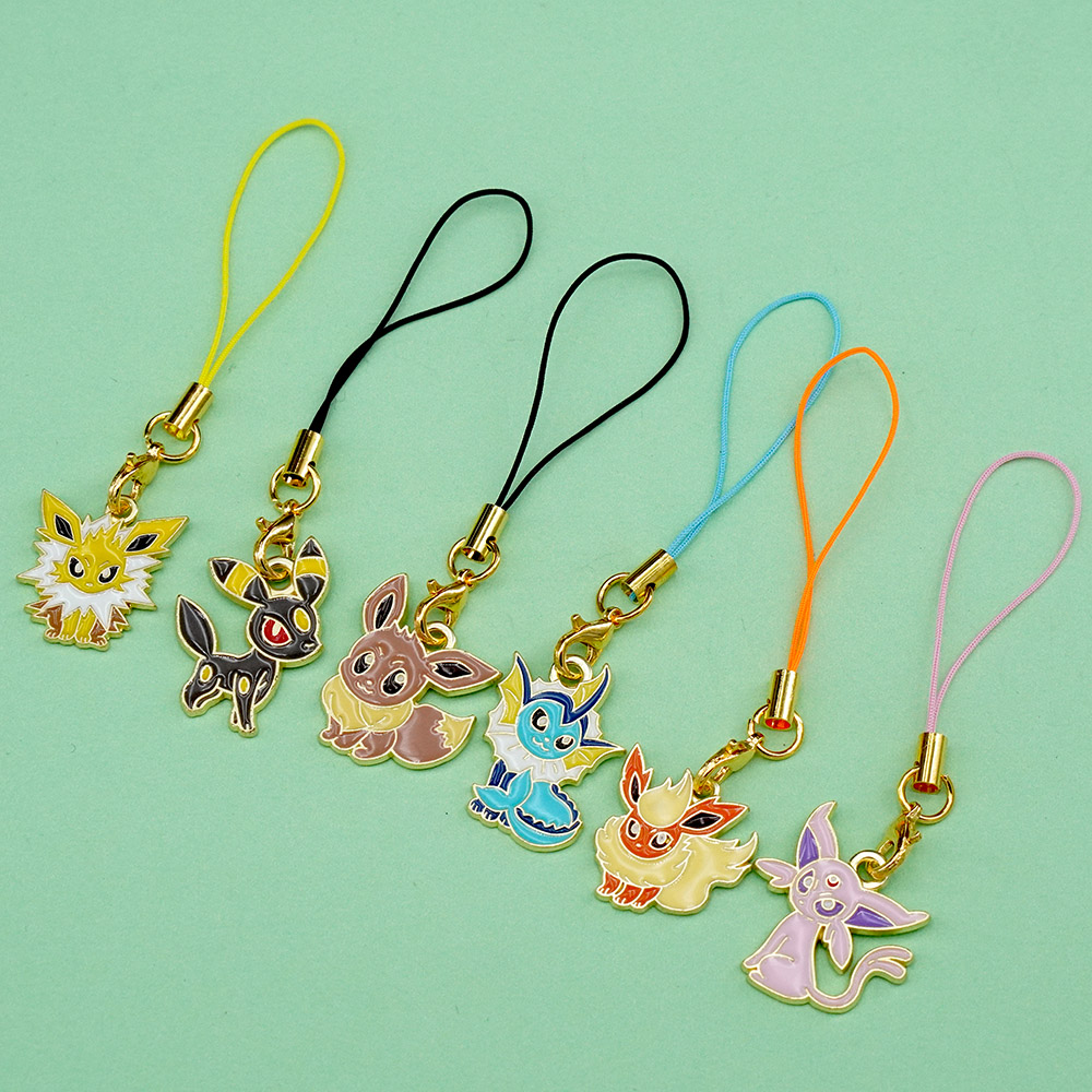 6Pcs Hot Anime Pokemon Eevee P - Phone Accessories China บทวิจารณ์และราคา