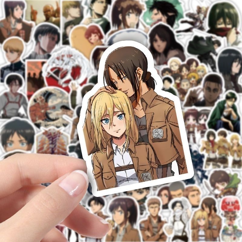 60Pcs Attack on Titan Anime St - Phone Accessories Items บทวิจารณ์และราคา