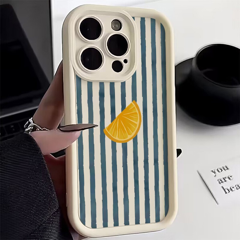 Striped Lemon Slice Pattern Ph - Phone Accessories List บทวิจารณ์และราคา