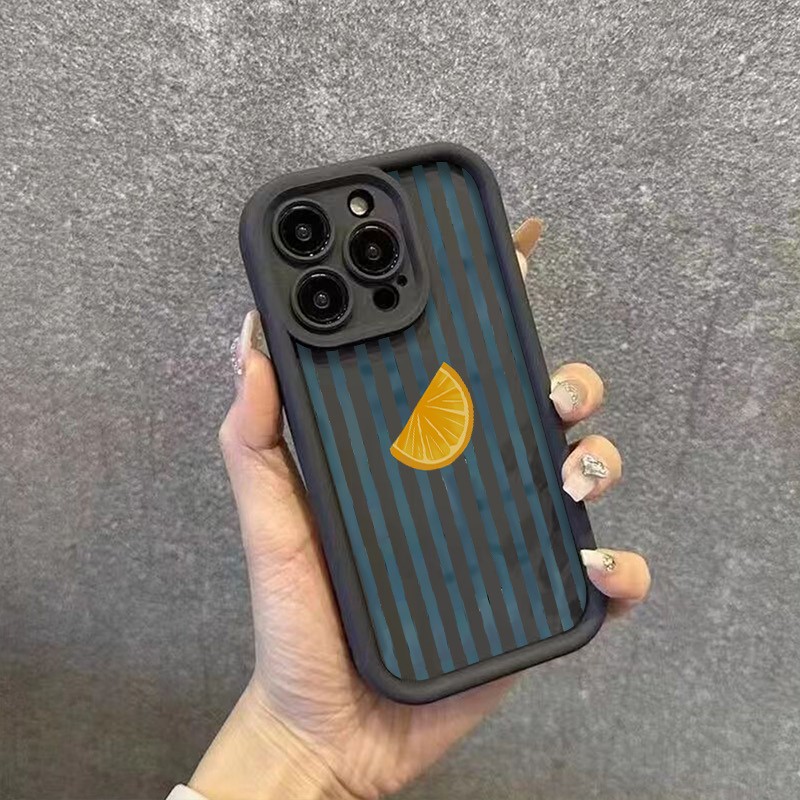 Striped Lemon Slice Pattern Ph - Phone Accessories List บทวิจารณ์และราคา