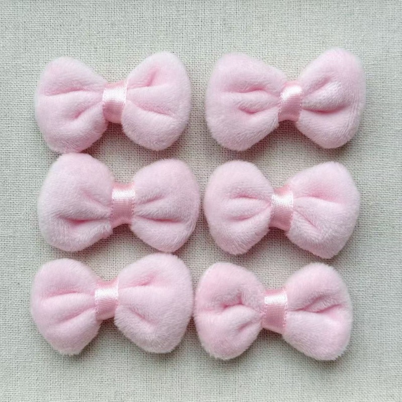 10pcs Pink Plush Bow Fabric Su - Phone Accessories Wholesale In China บทวิจารณ์และราคา