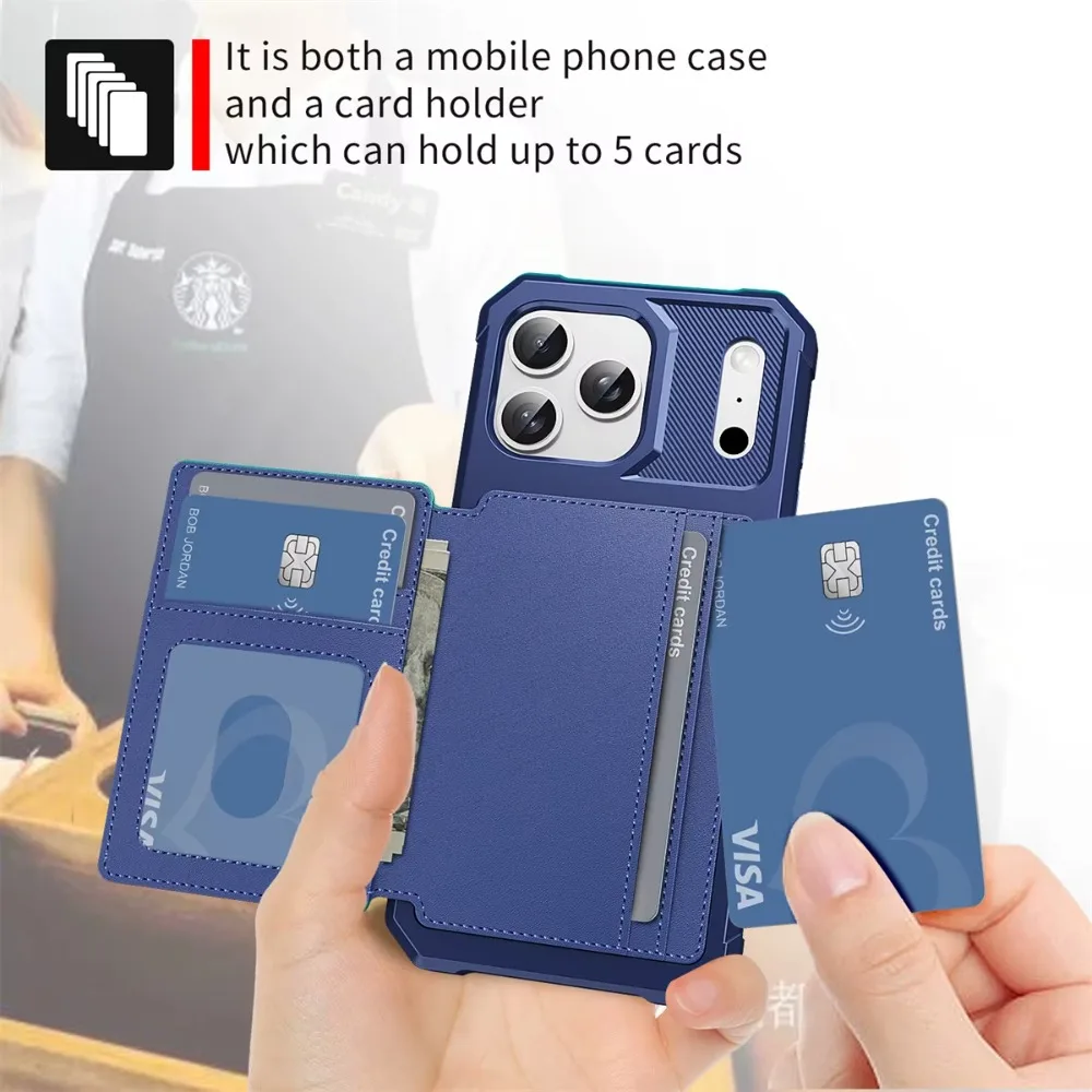 Wallet Phone Case Card Holder  - Phone Accessories Hippers บทวิจารณ์และราคา