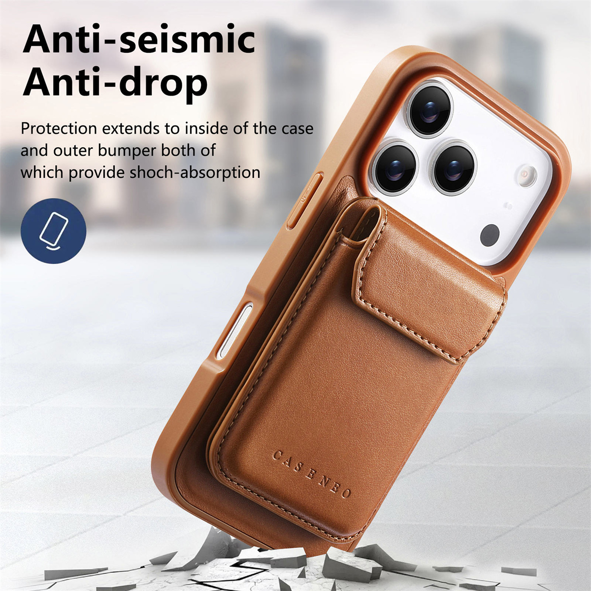 Detachable Magnetic 2 in 1 Lea - Phone Accessories Hippers บทวิจารณ์และราคา