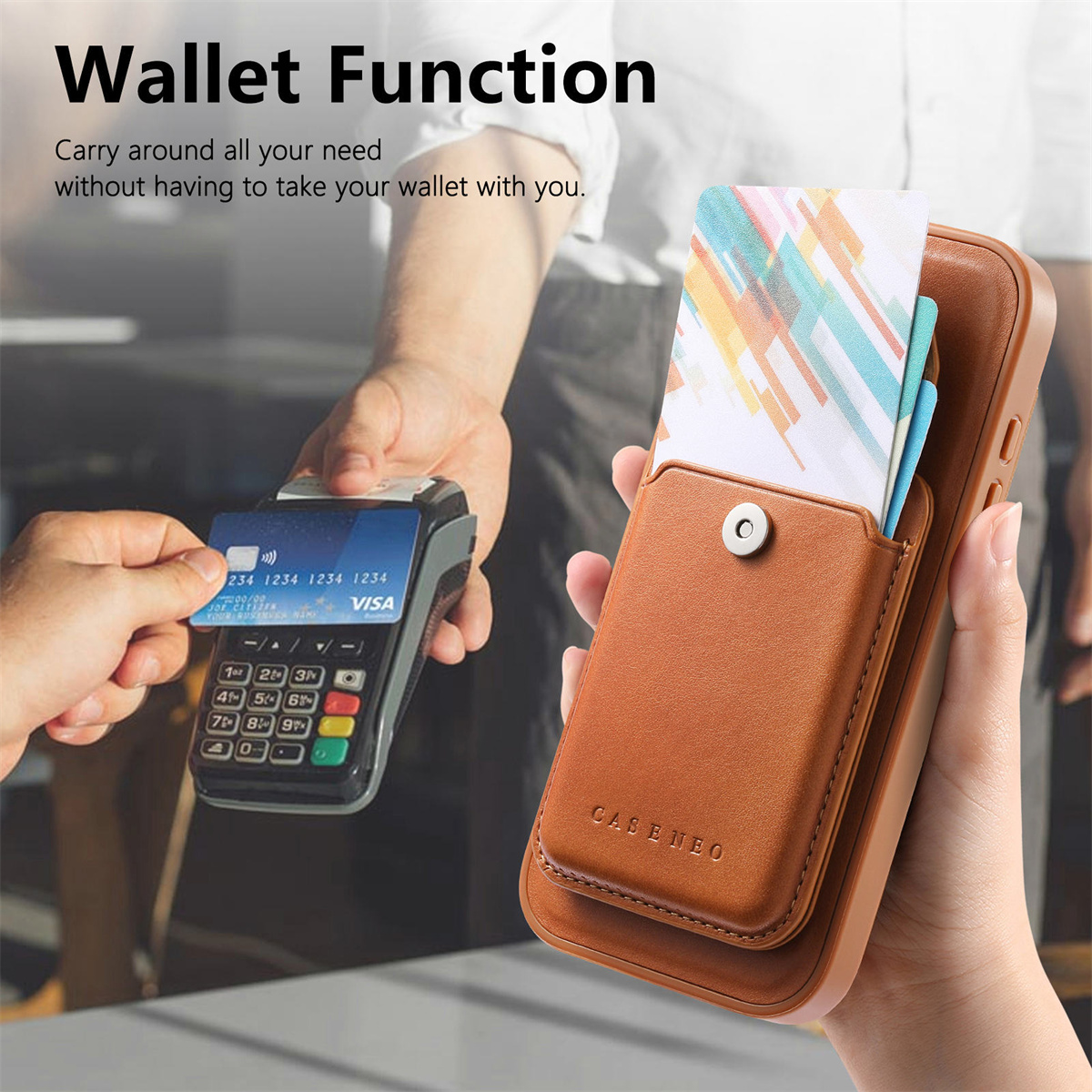 Detachable Magnetic 2 in 1 Lea - Phone Accessories Hippers บทวิจารณ์และราคา