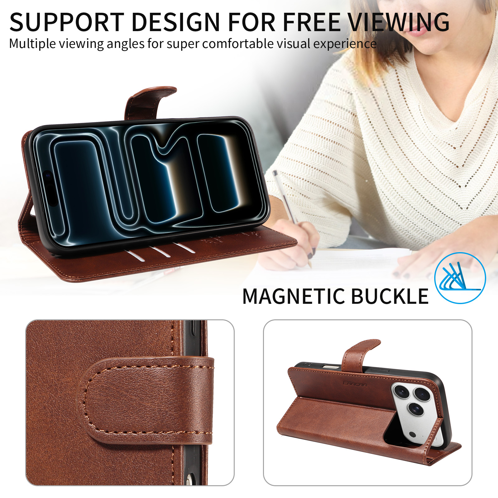 Faux Leather Phone Case for Sa - Phone Accessories Hippers บทวิจารณ์และราคา