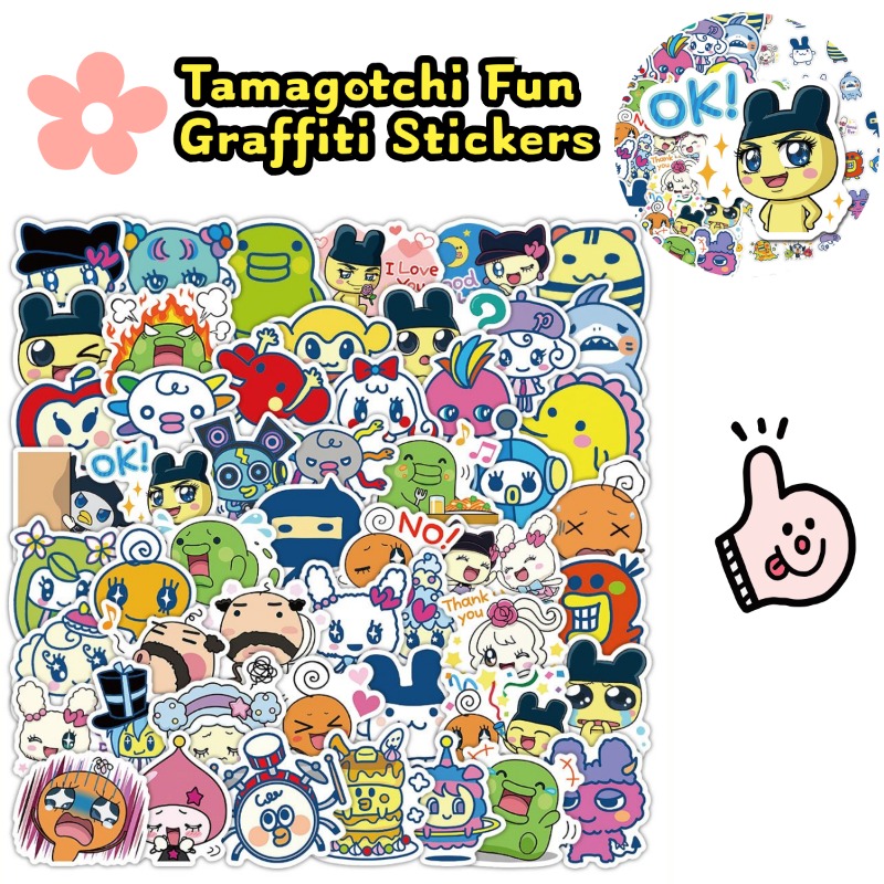 Japanese Tamagotchi Stickers E - Phone Accessories Items บทวิจารณ์และราคา
