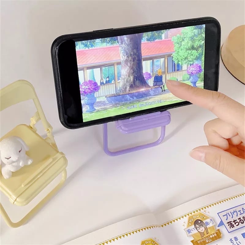 Cute Chair Phone Holder Stand  - Phone Accessories Items บทวิจารณ์และราคา