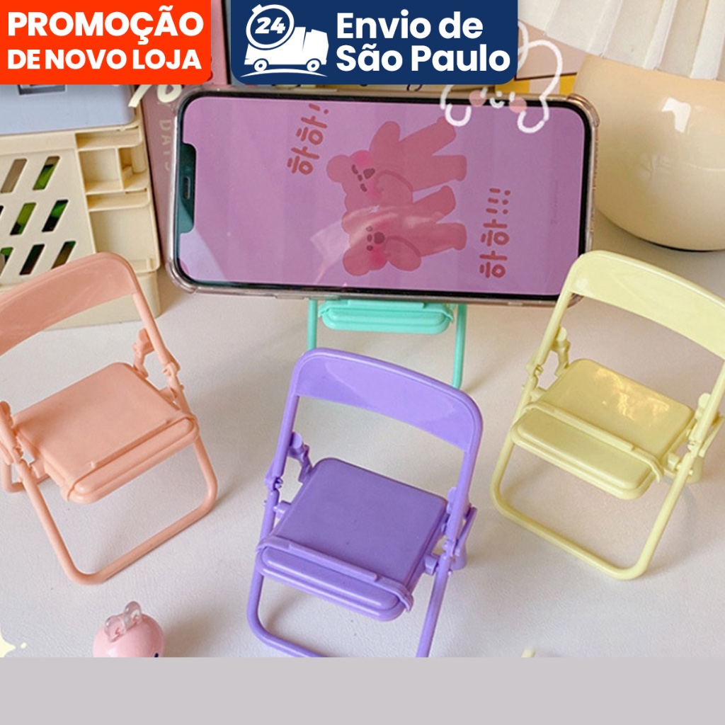 Cute Chair Phone Holder Stand  - Phone Accessories Items บทวิจารณ์และราคา