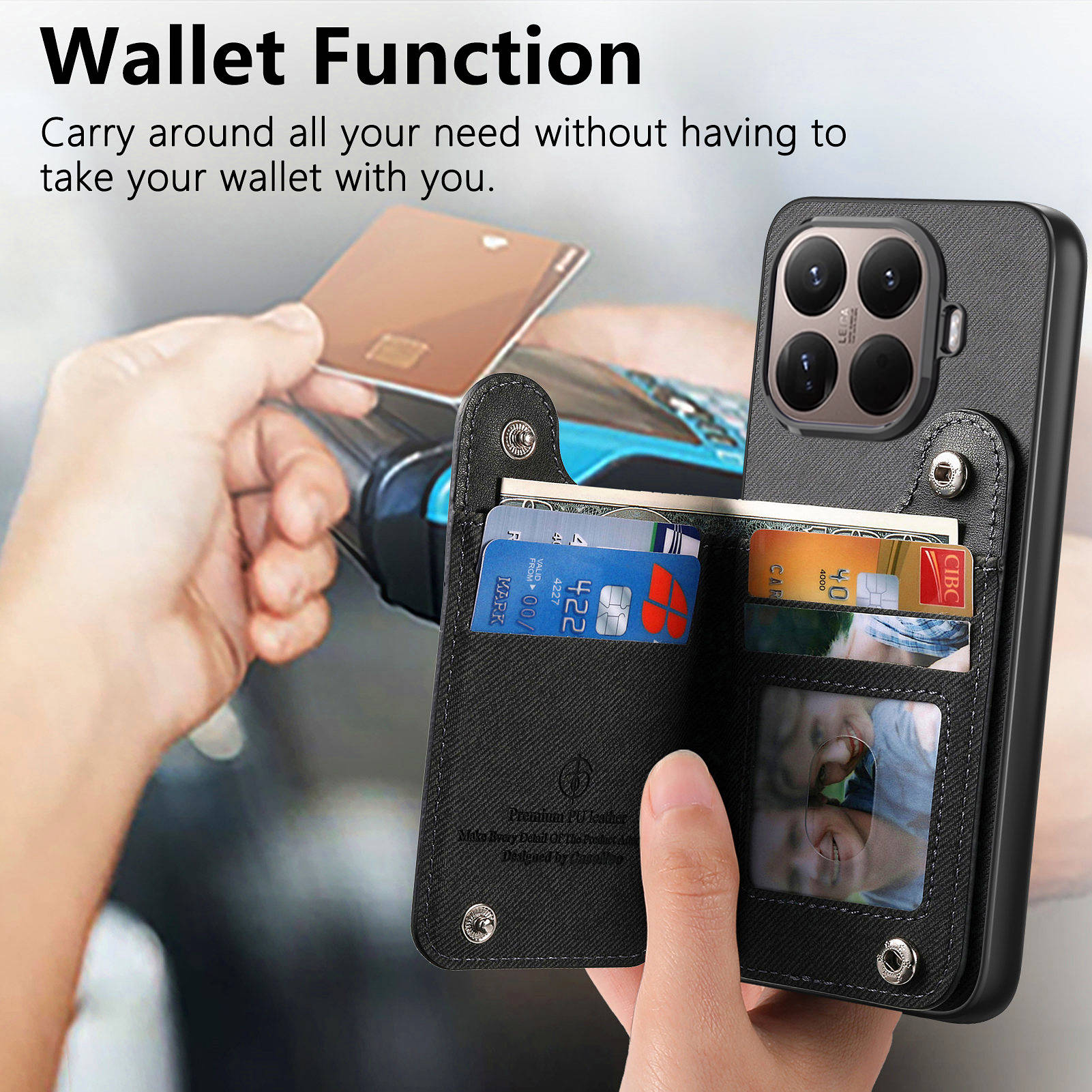 RFID Wrist Strap Zipper Wallet - Phone Accessories Hippers บทวิจารณ์และราคา