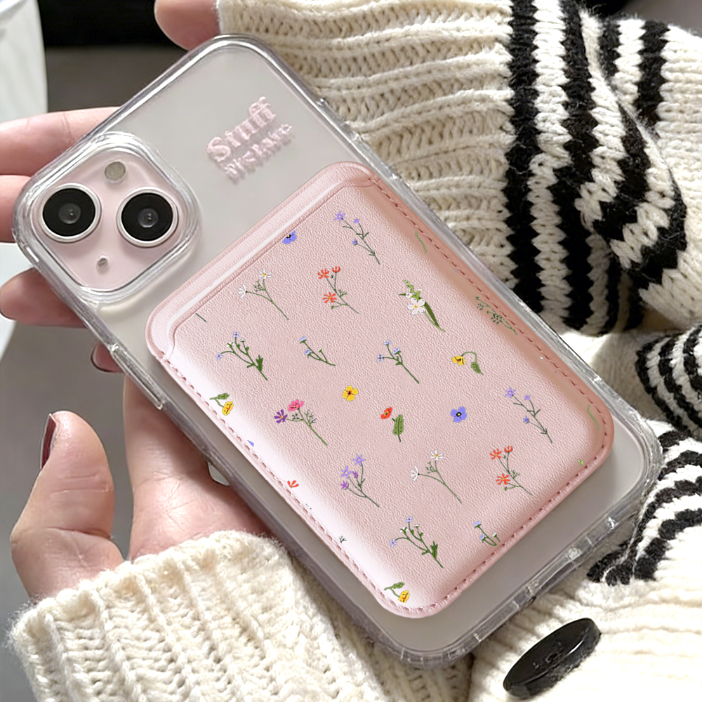 Leather Card Wallet Cover Magn - Phone Accessories Hippers บทวิจารณ์และราคา
