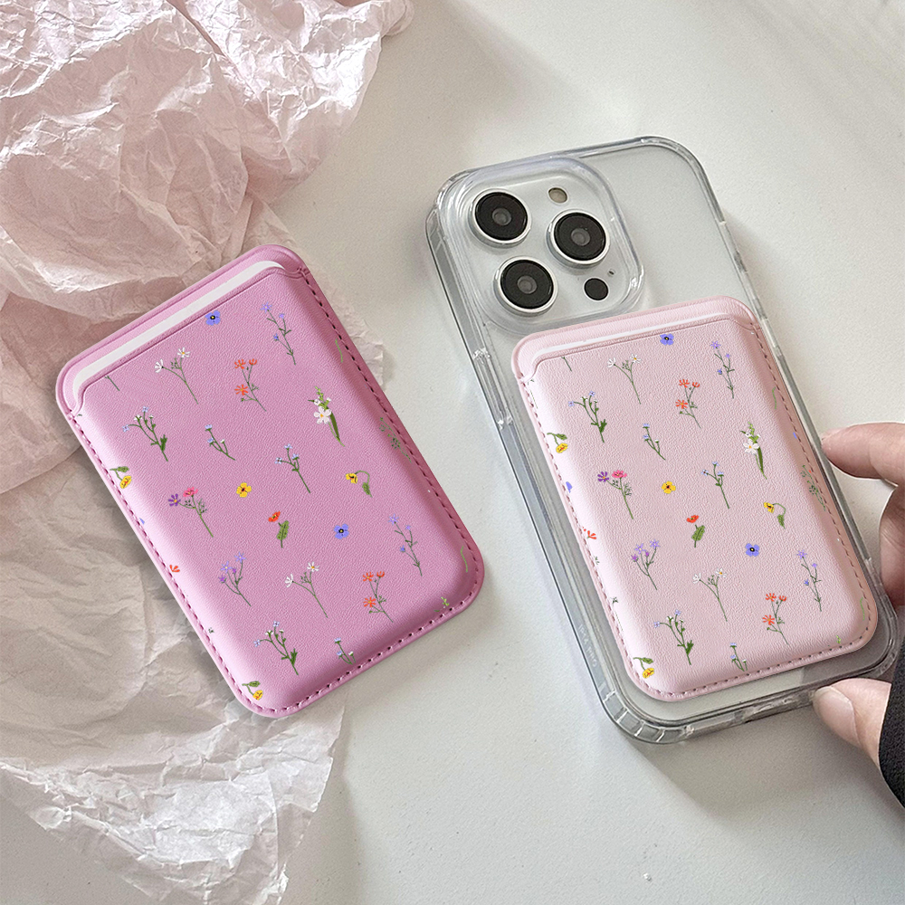 Leather Card Wallet Cover Magn - Phone Accessories Hippers บทวิจารณ์และราคา