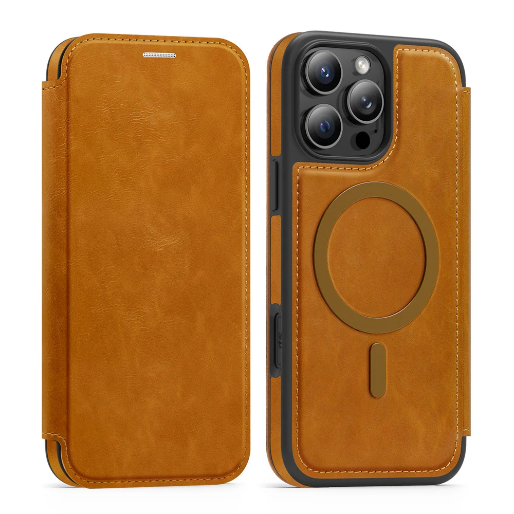 Magnetic Flip Leather Phone Ca - Phone Accessories Hippers บทวิจารณ์และราคา