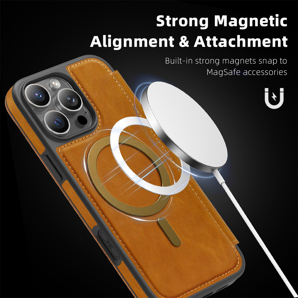 Magnetic Flip Leather Phone Ca - Phone Accessories Hippers บทวิจารณ์และราคา