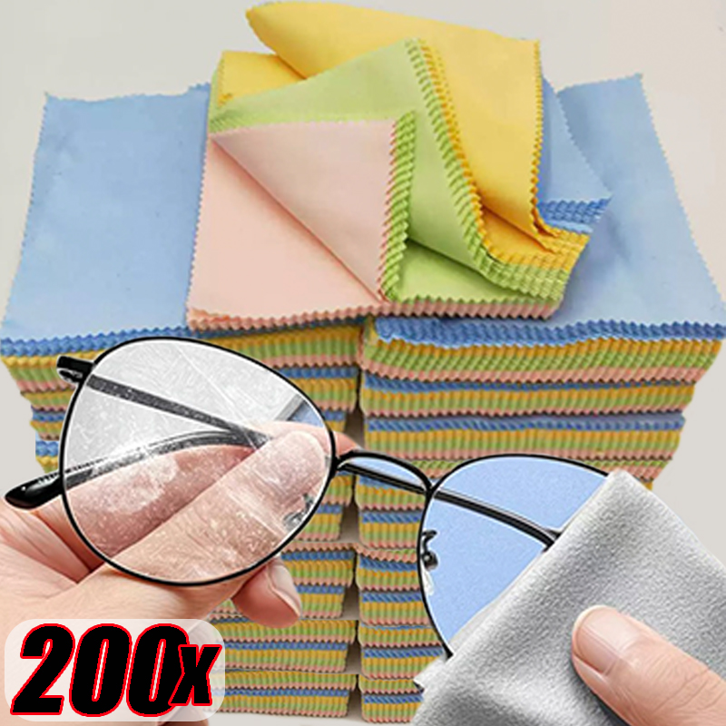Square Glasses Cleaning Cloth  - Phone Accessories Wholesale In China บทวิจารณ์และราคา