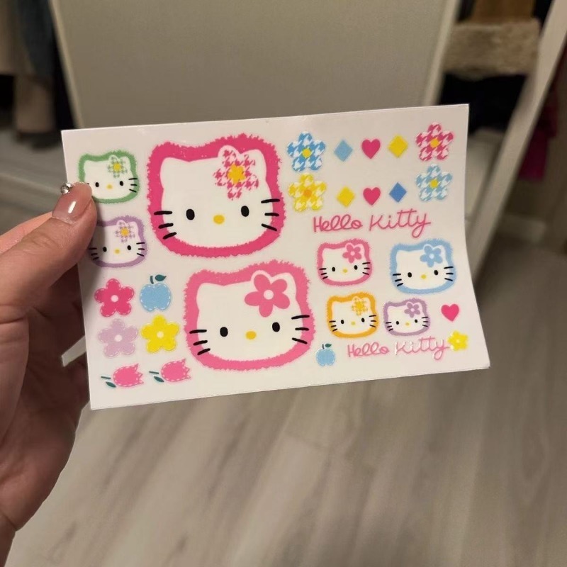 5pcs Hello Kitty Stickers Cart - Phone Accessories Wholesale In China บทวิจารณ์และราคา