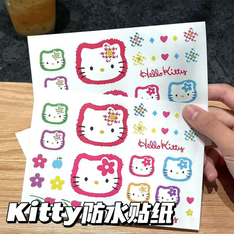 5pcs Hello Kitty Stickers Cart - Phone Accessories Wholesale In China บทวิจารณ์และราคา
